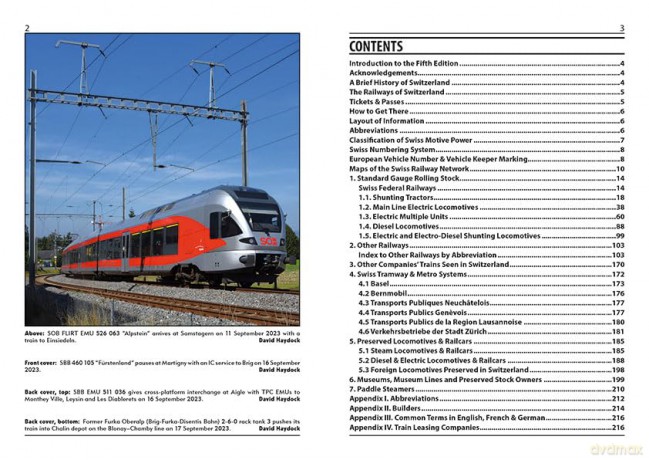 Swiss Railways: Locomotives, Multiple Units and Trams: 5 (European Handbooks) - David Haydock [KSIĄŻKA]