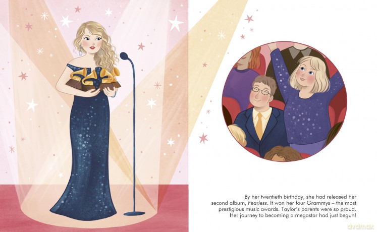 Taylor Swift: Little People, Big Dreams - M I Sanchez Vegara [KSIĄŻKA]