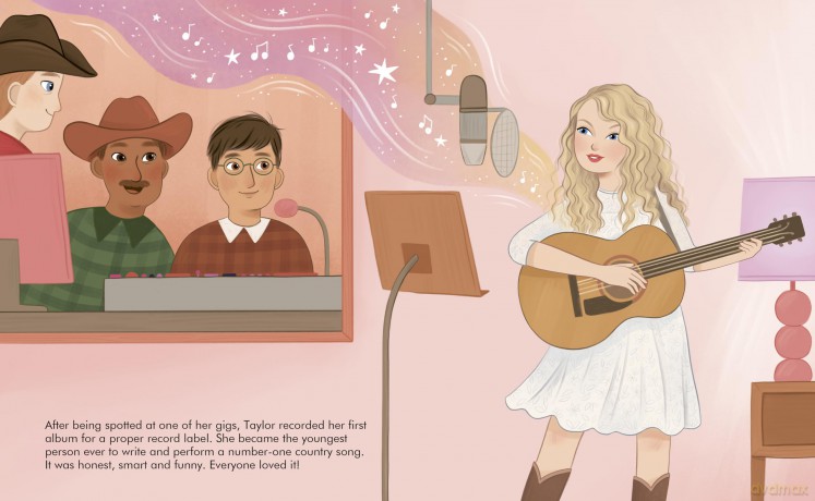 Taylor Swift: Little People, Big Dreams - M I Sanchez Vegara [KSIĄŻKA]