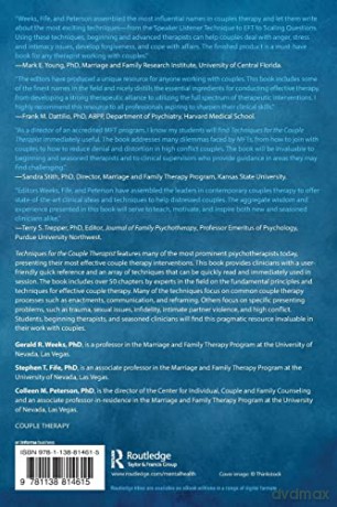 Techniques for the Couple Therapist: Essential Interventions from the Experts - Gerald R. Weeks [KSIĄŻKA]