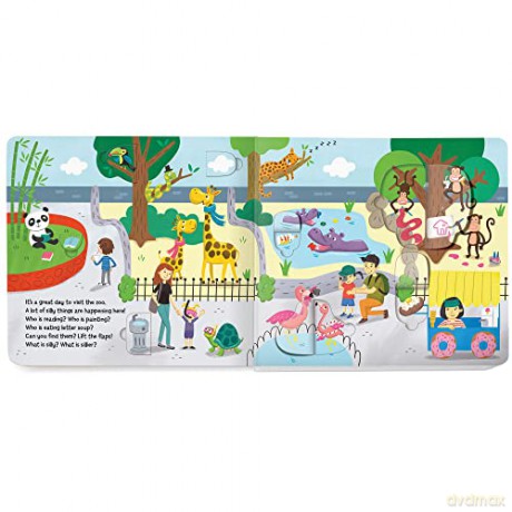 That's Silly! At The Zoo Lift: A Very Silly Lift-the-Flap Book- (Lift-The-Flap Books) (Highlights Lift-the-Flap Books) - Highlights [KSIĄŻKA]