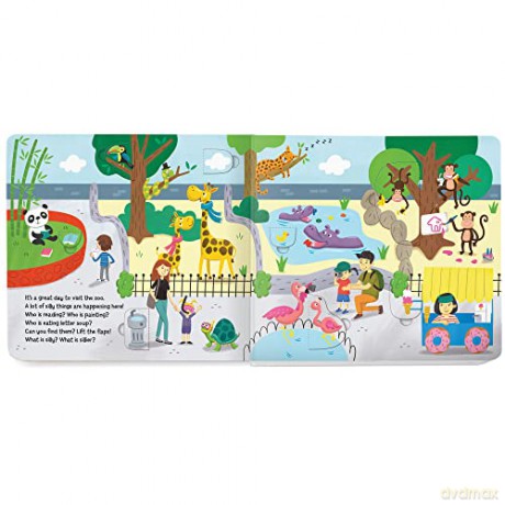 That's Silly! At The Zoo Lift: A Very Silly Lift-the-Flap Book- (Lift-The-Flap Books) (Highlights Lift-the-Flap Books) - Highlights [KSIĄŻKA]