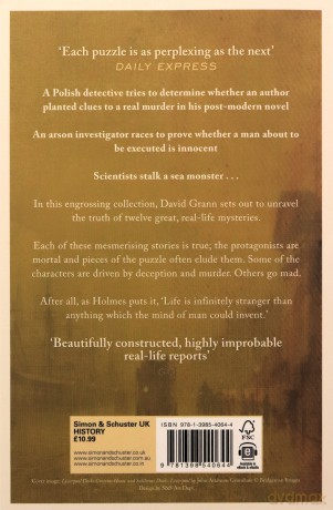 The Devil and Sherlock Holmes: Tales of Murder, Madness and Obsession - David Grann [KSIĄŻKA]