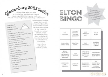 The Elton John Activity Book: Quizzes, puzzles and trivia on a musical legend life through to 2024 - Nathan Joyce [KSIĄŻKA]