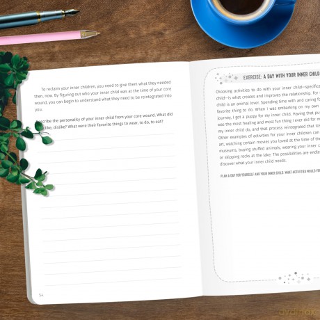 The Empath's Guided Journal: Your Space to Soothe Emotional Overwhelm, Explore Your Shadow Self, and Find Balance in Relationships - Ora North [KSIĄŻKA]