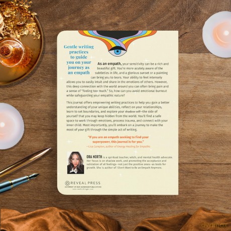 The Empath's Guided Journal: Your Space to Soothe Emotional Overwhelm, Explore Your Shadow Self, and Find Balance in Relationships - Ora North [KSIĄŻKA]