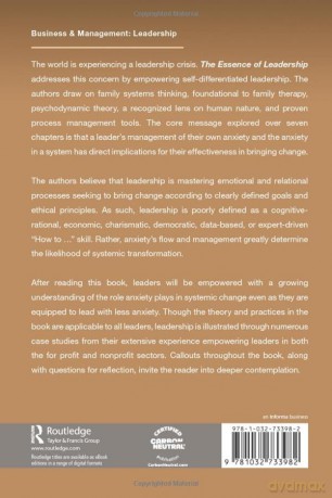 The Essence of Leadership: Maintaining Emotional Independence in Situations Requiring Change - Derek W. Anderson [KSIĄŻKA]