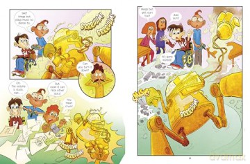 The Fantastic Freewheeler and the Mega Bot Attack: A Graphic Novel - Molly Felder [KOMIKS]