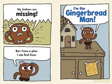The Gingerbread Man: Buttons on the Loose: 1 (The Gingerbread Man Is Loose Graphic Novel) - Laura Murray [KSIĄŻKA]