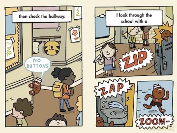 The Gingerbread Man: Buttons on the Loose: 1 (The Gingerbread Man Is Loose Graphic Novel) - Laura Murray [KSIĄŻKA]