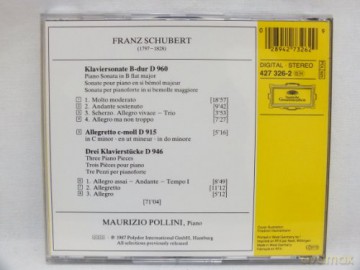 Pollini: Schubert:Pno Son D.960 + [CD]