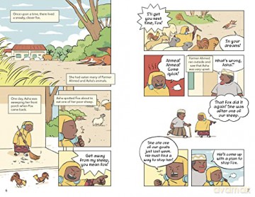The Hyena and the Fox: A Somali Graphic Folktale (Discover Graphics: Global Folktales) - Mariam Mohamed [KSIĄŻKA]