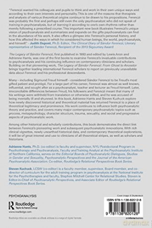 The Legacy of Sandor Ferenczi: From ghost to ancestor (Relational Perspectives Book Series) - Adrienne Harris [KSIĄŻKA]