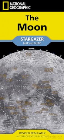 The Moon Map and Guide - Stargazer folded map (National Geographic Reference Map) [KSIĄŻKA]