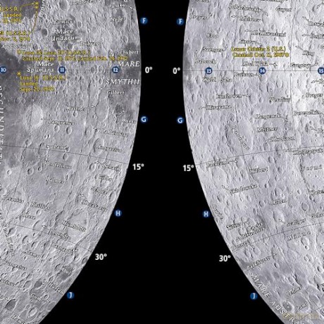 The Moon Map and Guide - Stargazer folded map (National Geographic Reference Map) [KSIĄŻKA]