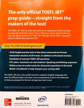 The Official Guide to the TOEFL IBT Test, Seventh Edition (Official Guide to the TOEFL Test) - Ets [KSIĄŻKA]