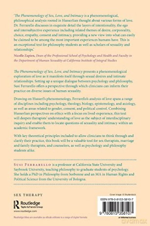 The Phenomenology of Sex, Love, and Intimacy - Susi Ferrarello [KSIĄŻKA]