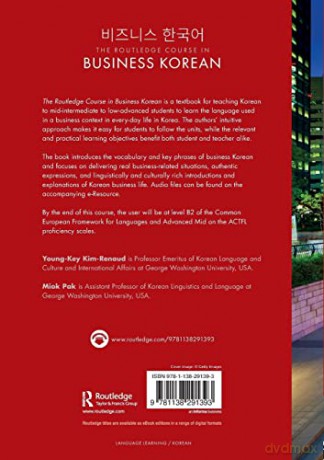The Routledge Course in Business Korean - Young-Ke Kim-Renaud [KSIĄŻKA]
