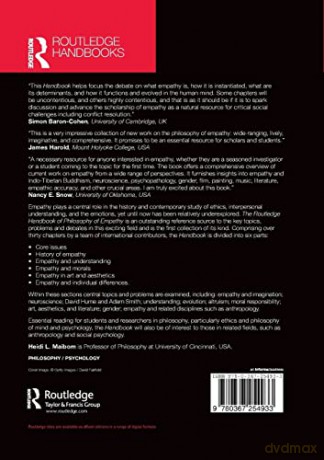 The Routledge Handbook of Philosophy of Empathy (Routledge Handbooks in Philosophy) - Heidi Maibom [KSIĄŻKA]