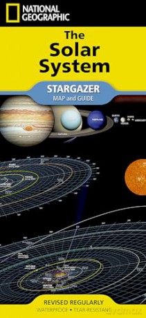 The Solar System Map and Guide (Stargazer folded Map) (National Geographic Reference Map) [KSIĄŻKA]