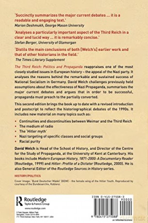 The Third Reich: Politics and Propaganda - David Welch [KSIĄŻKA]