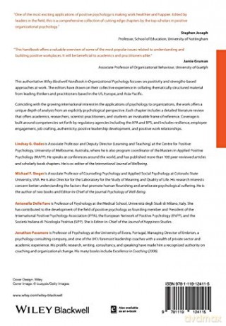 The Wiley Blackwell Handbook of the Psychology of Positivity and Strengths-Based Approaches at Work (Wiley-Blackwell Handbooks in Organizational Psychology) - Lindsay G. Oades [KSIĄŻKA]