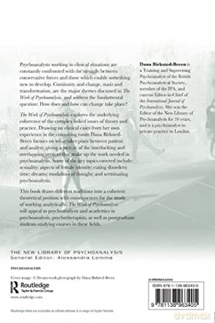 The Work of Psychoanalysis: Sexuality, Time and the Psychoanalytic Mind (The New Library of Psychoanalysis) - Dana Birksted-Breen [KSIĄŻKA]