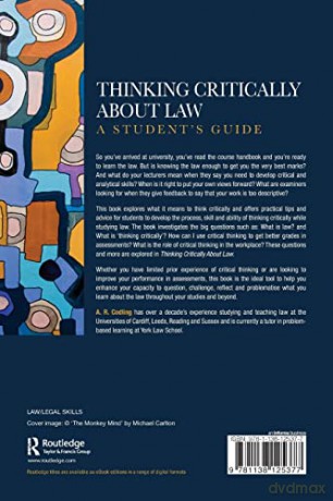 Thinking Critically About Law: A Student's Guide - A R Codling [KSIĄŻKA]