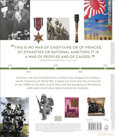 Timelines of World War II (DK Timelines) - Dk [KSIĄŻKA]