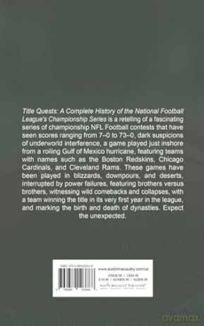 Title Quests: A Complete History of the National Football League's Championship Series - Kelly Bell [KSIĄŻKA]