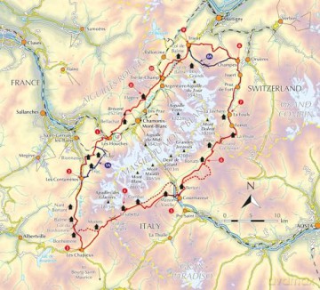 Tour du Mont Blanc Map Booklet: IGN maps and essential resources to plan your hike - Kev Et Al Reynolds [KSIĄŻKA]