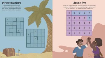 Train Your Brain! Number Puzzles: 100 Brain-Boosting Games for Smart Kids (Train Your Brain Puzzles) - Lisa Regan [KSIĄŻKA]