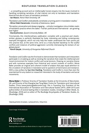 Translation and Conflict: A narrative account (Routledge Translation Classics) - Mona Baker [KSIĄŻKA]