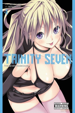 Trinity Seven, Vol. 4: The Seven Magicians (TRINITY SEVEN 7 MAGICIANS GN) - Kenji Saitou [KOMIKS]