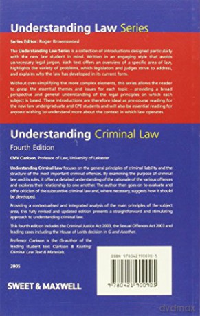 Understanding Criminal Law - Christophe Clarkson [KSIĄŻKA]