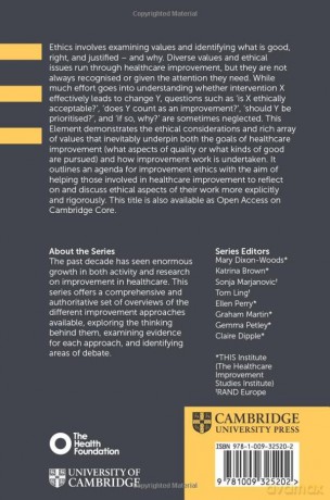 Values and Ethics (Elements of Improving Quality and Safety in Healthcare) - Cribb Alan [KSIĄŻKA]