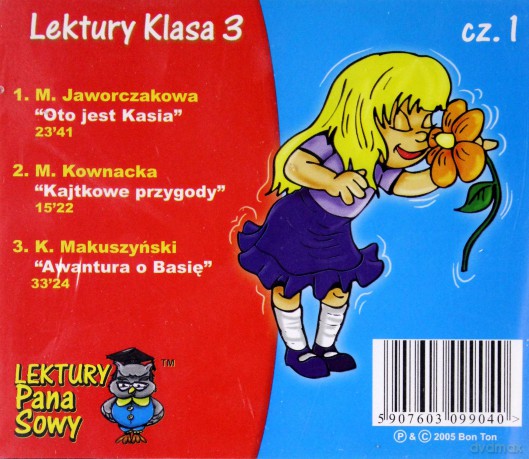 Lektury Szkolne Klasa III Kasia [CD]