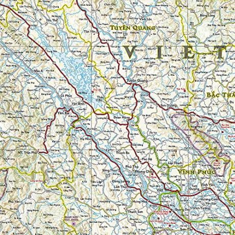Vietnam North Map: Travel Maps International Adventure Map (National Geographic Adventure Trave Map) [KSIĄŻKA]