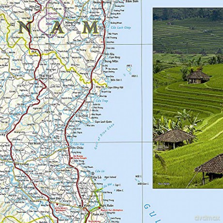 Vietnam North Map: Travel Maps International Adventure Map (National Geographic Adventure Trave Map) [KSIĄŻKA]