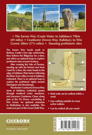 Walking the Sarsen Way: Stonehenge, Avebury, Salisbury and the Cranborne Droves Way - Steve Davison [KSIĄŻKA]