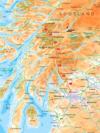 West Highland Way Map Booklet: 1:25,000 OS Route Mapping - Terry Marsh [KSIĄŻKA]