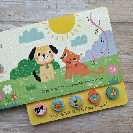 What Did Puppy Hear Children's Press and Play Sound Book - Louise (I) Anglicas [KSIĄŻKA]