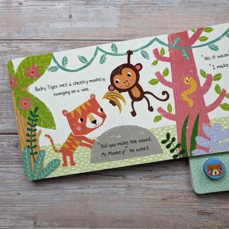 What Did Tiger Hear Children's Press and Play Sound Book - Louise (I) Anglicas [KSIĄŻKA]