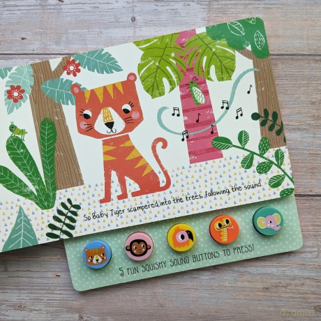 What Did Tiger Hear Children's Press and Play Sound Book - Louise (I) Anglicas [KSIĄŻKA]