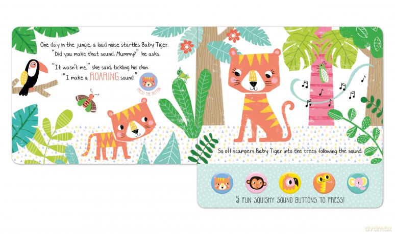 What Did Tiger Hear Children's Press and Play Sound Book - Louise (I) Anglicas [KSIĄŻKA]
