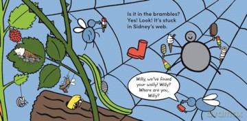 WHERES WILLYS_VERY LONG FO BRD: A new illustrated children's concertina book full of minibeast fun (A VERY long fold-out book) - Rob Jones [KSIĄŻKA]