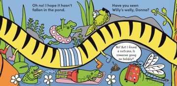 WHERES WILLYS_VERY LONG FO BRD: A new illustrated children's concertina book full of minibeast fun (A VERY long fold-out book) - Rob Jones [KSIĄŻKA]