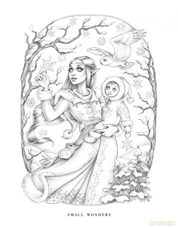 Wildflower Folk Coloring Book - Christine Karron [KSIĄŻKA]