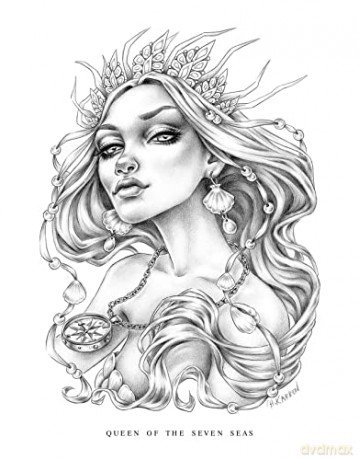 Wildflower Folk Coloring Book - Christine Karron [KSIĄŻKA]