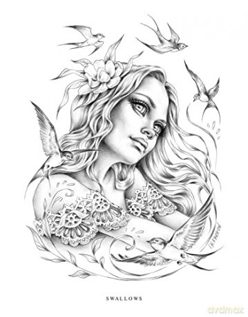 Wildflower Folk Coloring Book - Christine Karron [KSIĄŻKA]